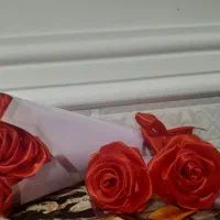 انواع گل های ربانی به صورت تک شاخه،دسته گل و باکس|گل مصنوعی|جیرفت, |دیوار