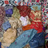 قواره و تیکه ساتن ابریشم ونگینی