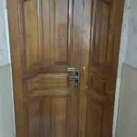 درب چوبی دولنگه واحد