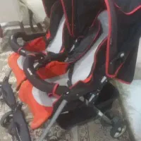 کالسکه دوقلو خارجی از نوزادی|کالسکه و لوازم جانبی|قم, دروازه کاشان|دیوار