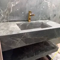 روشویی سرامیکی بدون پایه aras|لوازم سرویس بهداشتی|باسمنج, |دیوار