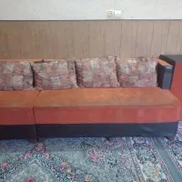 فروش یه دست مبل ال شش نفره ۷۰۰تومان فوری برای باغ