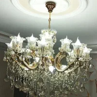 لوستر  هشت شاخه دوبل قیمت 5میلیون|لوستر و چراغ آویز|اسلام‌شهر, شهرک قائمیه|دیوار