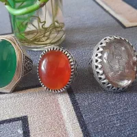 انگشتر  با سنگ اصلی