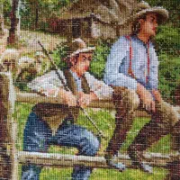 فرش دستباف با طرح مزرعه خوشبختی|فرش|قم, پردیسان|دیوار