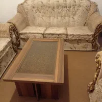 مبلمان ۹ نفره محکم و تمیز با جلو مبلی و عسلی|مبلمان خانگی و میز عسلی|مرودشت, بیست متری بیمارستان|دیوار