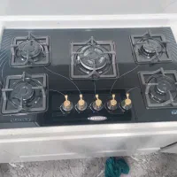 گاز شیشه ای صفر بدونه کارتن پنج شعله