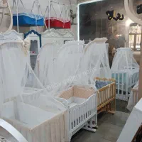 گهواره سنتی  مدل سلنا تخت کنار مادر سلنا