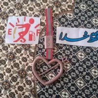 آویز قلب و برچسب