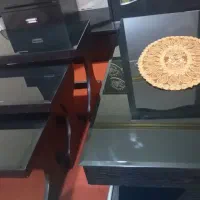 میز وسط مبل به همراه ۳عدد گل میزسالم وبدون خط وخش