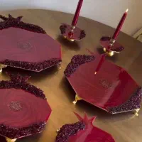 ظروف رزینی شب یلدا|صنایع دستی و سایر لوازم تزئینی|یاسوج, |دیوار