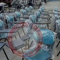 صندلی دانشجویی/محصلی دسته دار/آموزشی (سبز درباری)|صندلی و نیمکت|رباط‌کریم, |دیوار