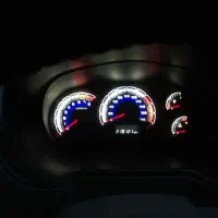 تغییر رنگ کیلومتر خودرو و بلوتوثی کردن پخش