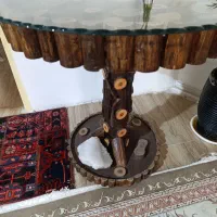 میز خاطره میز جنگلی چوب راش
