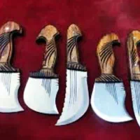 انواع چاقو شکاری و بامبو زن|کلکسیون و سرگرمی|قدس, شهر‌قدس|دیوار