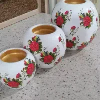 شمعدان سفالی