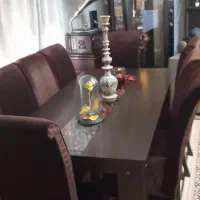 میز نهار خوری|میز و صندلی غذاخوری|رشت, چله خانه|دیوار