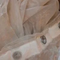 پرده با میل پرده  ۱۳ متر  پانچ شده|پرده، رانر، رومیزی|رشت, چله خانه|دیوار