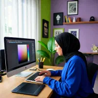 طراح گرافیک هستم