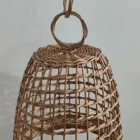 دو عدد لوستر حصیری|لوستر و چراغ آویز|لنگرود, |دیوار