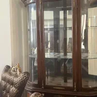 بوفه چوبی آینه کاری