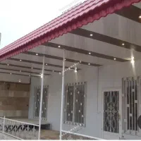 سقف سبک شیروانی ویلایی نصب ورق کرکره و ایرانتی