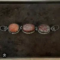 خط قدیمی گردنی دستبند بازو بند قاجاری و قدیمی