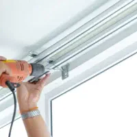 نصب پرده چوب پرده و چیدمان منزل.نصب تلویزیون و..|خدمات پیشه و مهارت|قم, پردیسان|دیوار