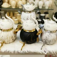 کتری قوری گرانیتی طرح ماربل در مدلهای مختلف