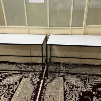 میز فلزی چوبی