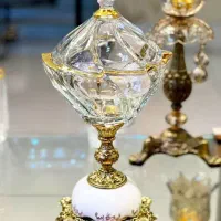 سرویس پذیرایی کریستال ۱۲ نفره مدل لب طلا الی نور|ظروف سرو و پذیرایی|تهران, شوش|دیوار