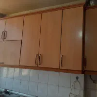 کابینت ام دی اف بدنه فلز  به همراه سینک و هود|آب‌چکان و نظم‌دهنده ظروف|اراک, |دیوار