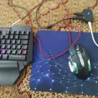 کیبورد موس با هاب بلوتوثی برای موبایل مفت