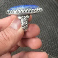 انگشتر لاجورد قدیمی