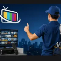 نصب تلویزیون گیرنده داخلی عیب سیم انتن ساختمان