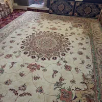 فرش ۱۲ متری سالم وکرمی خوشگل