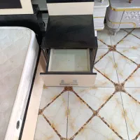 تخت و خواب دو نفره همراه تشک و پاتختی|تخت و سرویس خواب|مهاباد (آذربایجان غربی), |دیوار