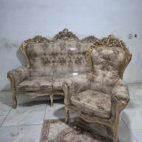 مبل سلطنتی ۹نفره تمام چوب راش