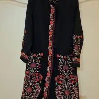 مانتو مجلسی گلدوزی شده