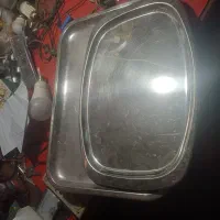 سینی استیل دوعدد