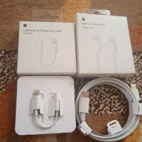 کابل شارژ اپل اصلی وکابل جک اپل اصلی|لوازم جانبی موبایل و تبلت|سراوان, |دیوار