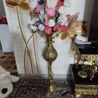 ویترین و آینه ،شمعدان،میز تی‌وی ،همه برنج اصل|بوفه، ویترین، کنسول|بومهن, |دیوار