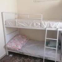 تخت دوطبقه وکیوم سفید 2در 90|تخت و سرویس خواب|تهران, قیام|دیوار