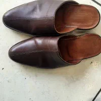 دمپایی آخوندی تمام چرم