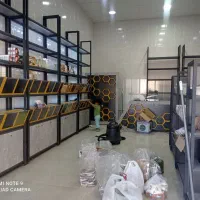 قفسه، شلف، طبقه، نظم دهنده|کتابخانه، شلف، قفسه‌های دیواری|طرقبه, |دیوار