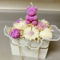 ساخت شمع و قالب سیلیکونی،هدیه ولنتاین،باکس های گل