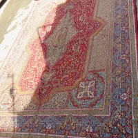 مبل و دو تخته فرش زرشکی|فرش|سنقر, |دیوار