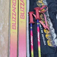 چوب اسکی BLIZZARD به همراه دو عدد باتوم