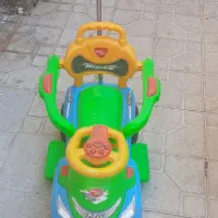 ماشین کودک با دسته راهنما و موزیکال