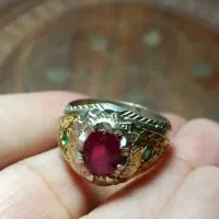 انگشتر یاقوت سرخ تراشیده زیبا|جواهرات|رشت, شهرک صبا|دیوار